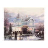 Thomas Kinkade, Christmas Memories, embellished giclee print on canvas