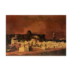 Dean Ellis, Evening in Spain, oil on board