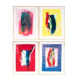 Ann Thornycroft, Four Works, "M 1", "M / 2" "M 9", and "M 103"; each: watercolor on Rives BFK paper
