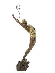 Le Danseur by Romain (Erte) De Tirtoff, 1980, patinated bronze, sold Aug 2025
