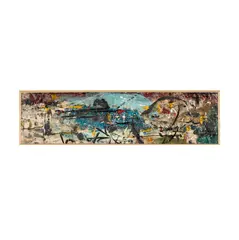 Pascal Cucaro, Untitled, oil and mixed media on board