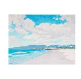 Gary Ray, Santa Monica, oil on linen laid to board