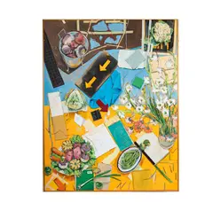 Manny Farber, Change of Direction, 1985, oil on panel