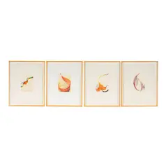 Susan Smith, Four Works (Musical Leaf Series), 1983, each: watercolor