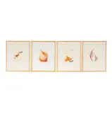 Susan Smith, Four Works (Musical Leaf Series), 1983, each: watercolor