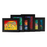 Lucette Bourdin, Six Works, each: pastel on paper each