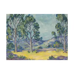 Sara Kolb Danner, Landscape, oil on board