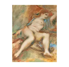 Harry Carmean, Reclining Nude, 1977, oil on canvas