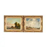 Gudrun Sibbons, Two Works, each: oil on canvas each