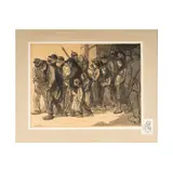 Théophile Steinlen, Les Interns - Sortie des Geoles Allemandes