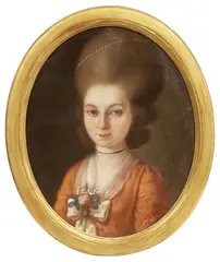 Nicholas Vincent Boudet, Portrait of a Lady, oil on canvas