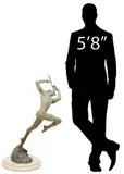 Richard MacDonald, Untitled, Patinated bronze sculpture