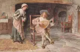 Francis Sydney Muschamp, Prov. The John Dobbs Berger Collection Jersey, watercolor on paper