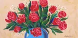 Judy Copeland, Roses for You, Gallery-wrapped acrylic on canvas