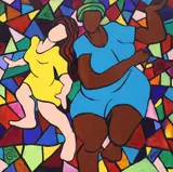 Cindy Higby, Dance Like No One's Watching, acrylic on canvas