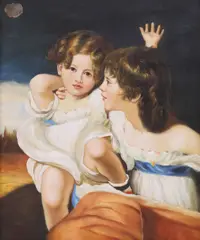 Sir Thomas Lawrence, The Calmady Children (Emily and Laura Anne), oil on canvas