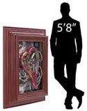 Dale Mathis, Mending a Broken Heart, Large mixed media wall-mounted kinetic relief sculpture