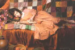 Morgan Weistling, Patchwork Dreams, giclee on canvas