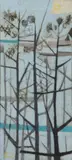 Mary Purser, Abstract Forest Landscape, oil on canvas