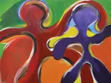 Joanna L. Holden, Shelter, acrylic on canvas