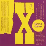 X Give a Damn by Corita Kent, c.1968, screenprint in colors on paper, sold Jun 2025