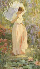 Summer Reflections by Robert Hamman, oil on canvas, sold Jun 2025