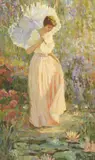 Robert Hamman, Summer Reflections, oil on canvas