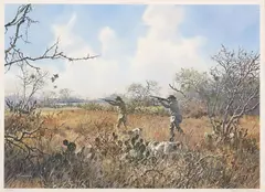 John P. Cowan, Cactus Covey, 1988, offset print on paper