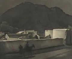 Charles M. Capps, Santa Catarina, aquatint etching on paper