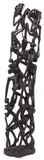 Ernesto Lucas, likely Makonde Shetani wood, African carved hardwood sculpture