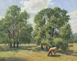 Brian A. Grimm, First Day of Summer, oil on board