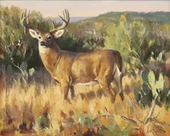 Brian A. Grimm, One Drop Tine, oil on board