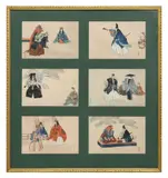 Kōgyo Tsukioka, Noga Taikan, woodblock prints on paper