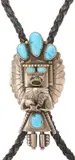 Doris Smallcanyon, Untitled, Native American silver (content unknown) bolo tie