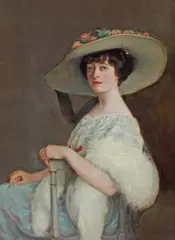 Jacques Madyol, Portrait of a Woman, oil on canvas