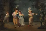 Henry Singleton, The Children of George III, oil on canvas