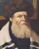 Samuel Marwys, Orthodox Rabbi, oil on canvas