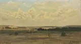 Paul Sebilleau, Soulac, oil on wood panel