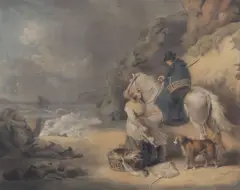 George Morland, Making the Bargain, mezzotint on paper