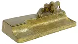 Friedrich Gornik, early 20th c., Vienna Secession gilt-bronze desk stand