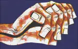 Eduardo Kingman, Clasped Hands, oil on canvas