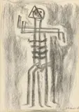 Giuseppe "Pippo" Oriani, Pippo, graphite drawing on paper