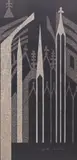 Kiyoshi Saitō, Notre Dame, Paris, 1963, color woodblock print