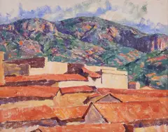 Dines Carlsen, La Sierra Madre a El Norte (North Sierra Madre), oil on Masonite
