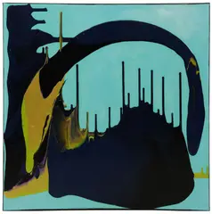 Architectural Echoes #1 by Petronella Greer, Gallery-wrapped acrylic on canvas, sold Aug 2026