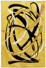 Petronella Greer, Entangled Motion, Gallery-wrapped acrylic on canvas