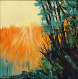 Judy Copeland, Morning Light, acrylic on canvas