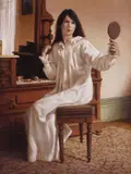 Jim Daly, At the Vanity, oil on board