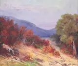 Alexa Smith, Texas Hill Country Fall, oil on canvas