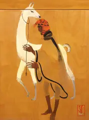 Bernard Bouts, Genealogie des Incas (Genealogy of the Incas), oil on wood panel